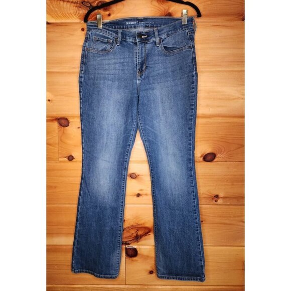 Old Navy Women's Size 8 Short Curvy Profile Bootcut Jeans Medium Wash - Picture 1 of 11